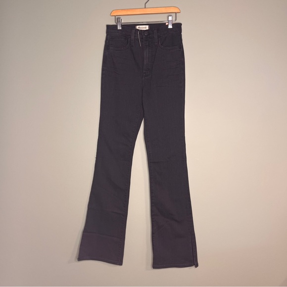 Madewell Black Roadtripper High Rise Jeans Size 24 Stretch Denim NWT - Picture 1 of 10